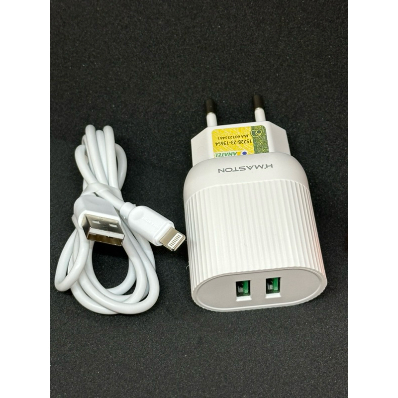 Carregador Turbo 4.1 H'maston Pro Iphone IOS Cabo Original H’MASTON