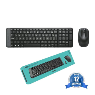 Logitech Mk220 Teclado Mouse Tecla Ç Abnt2 Sem Fio Funciona Em Android Celular Tablet Smartphone