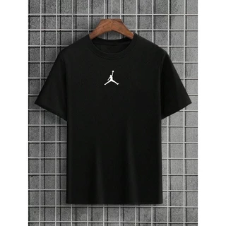 Camiseta Básica 100% Algodão Reforço Ombro a Ombro Masculina Michael Jord Basquete NBA
