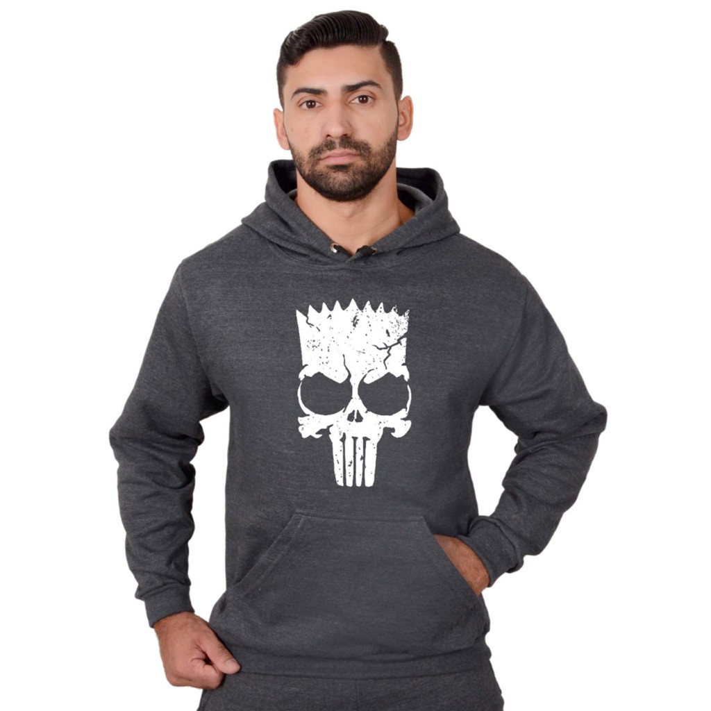 Moletom Bart Simpson Personagem Casaco Agasalho Tecido Grosso | Shopee ...
