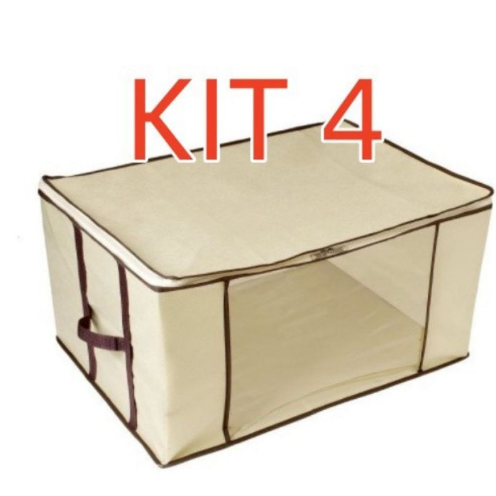 4 Pcs Flexível Closet Roupa Cobertor Casacos Armário Caixa Organizadora Boa Relação Custo-Benefício