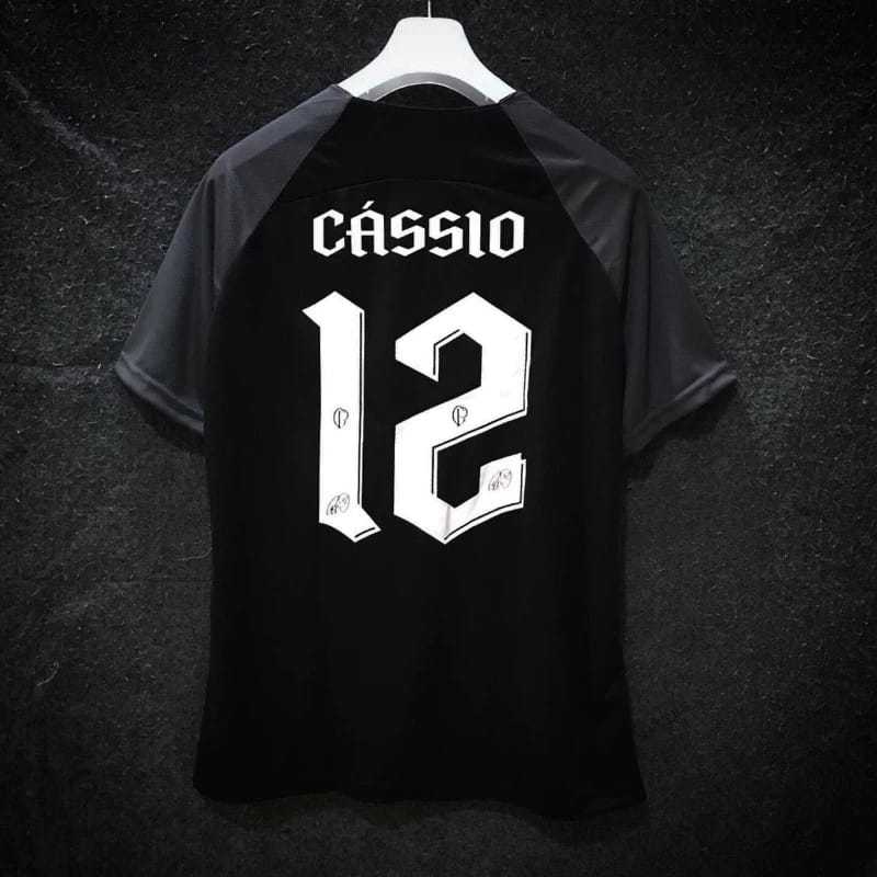 camisa de futebol corinthias cassio 2024
