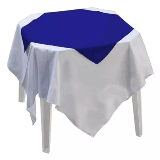 Kit 40 Toalhas De Mesa Cobre Mancha Oxford 0.75x0.75 Para Festas Buffet