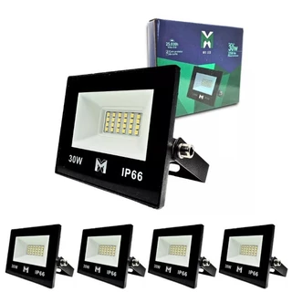 Kit 5 Refletor projetor LED 30W Holofote Prova D