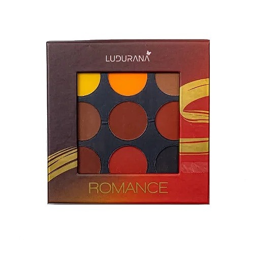 Paleta de Sombras 9 Cores Ludurana -Promoção