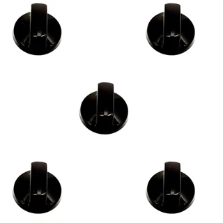 Botões nos Padrões Fábrica para Fogão Chef com 5Peças Preto em Oferta na Shopee