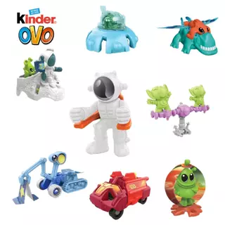 Kinder Ovo Espaço 2024 Surpresas Universo Galáxia Astronauta Nave Espacial Extraterrestre ET Robô