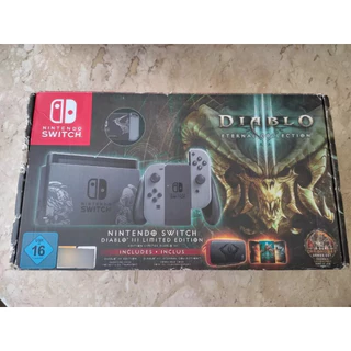 Nintendo Switch Edição Especial Diablo Iii Desbloqueado 512gb