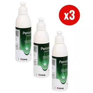 Kit 3 Shampoo Peroxsyn 200ml para Cães e Gatos König em Oferta na Shopee
