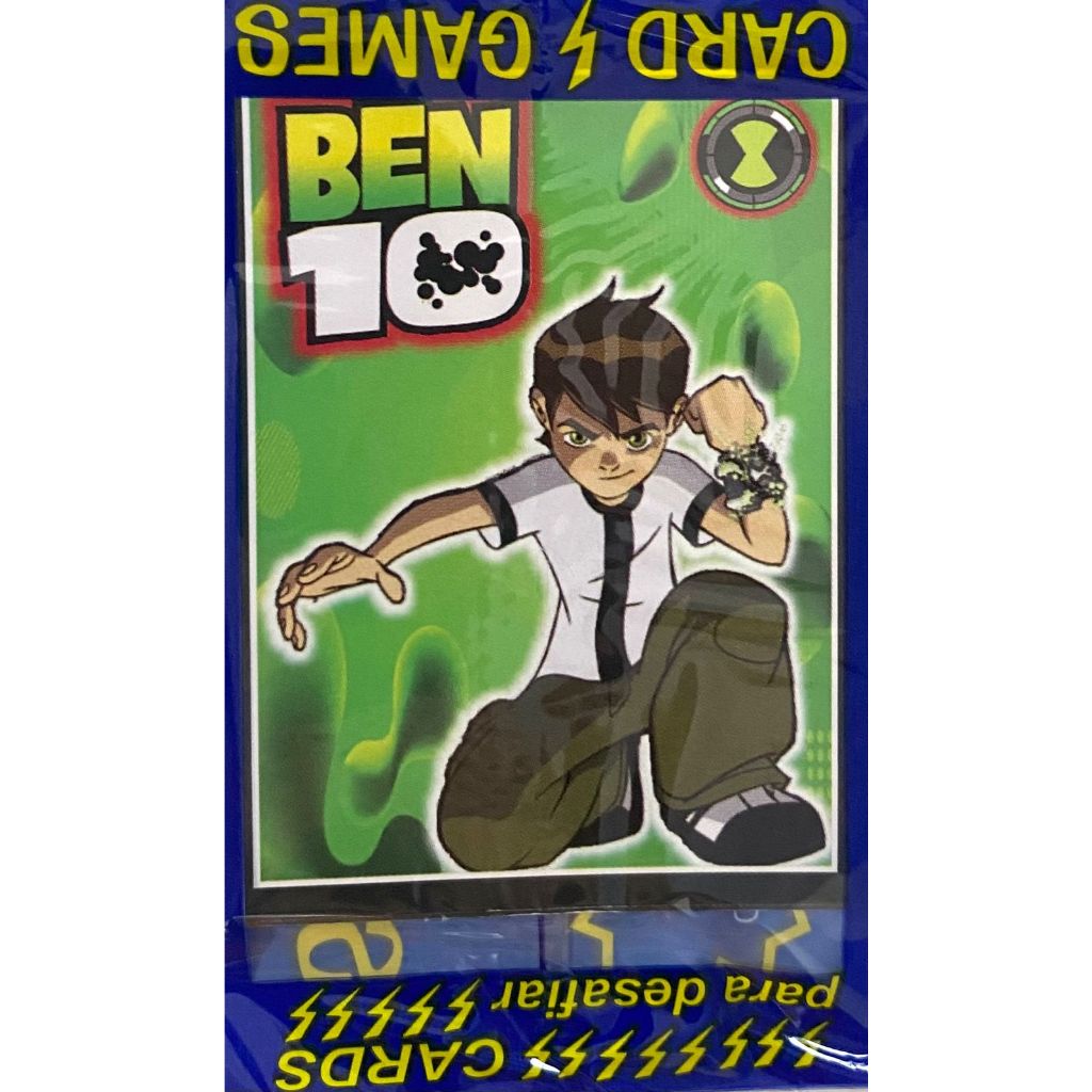 40 cards BEN 10 SC = 10 pacotes fechados | Shopee Brasil