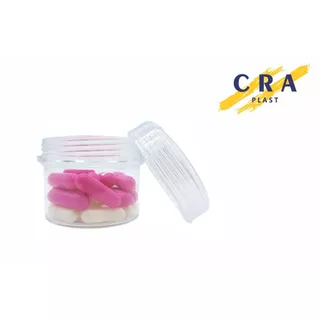 10 unidades de Potes de 80ml com Tampa