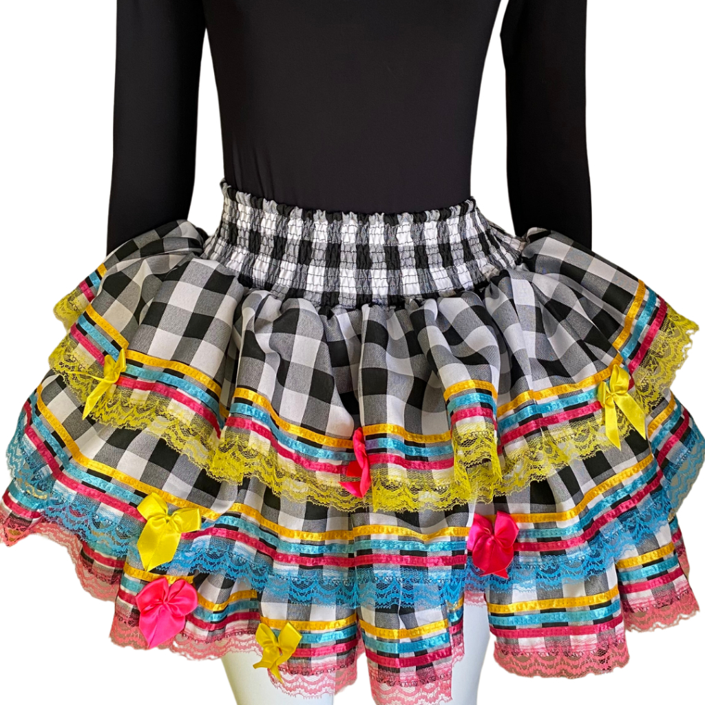 SAIA CAIPIRA FESTA JUNINA TRAJE JUNINO | Shopee Brasil