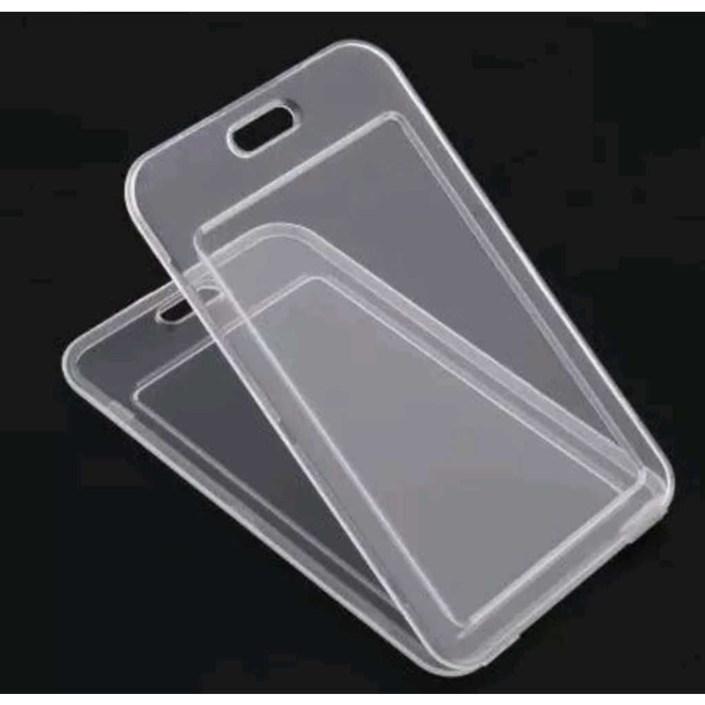 Porta Cartão Transparente Tampa Do Cartão De Identificação Em PVC