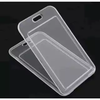 Porta Cartão Transparente Tampa Do Cartão De Identificação Em PVC