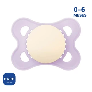 Chupeta MAM 0-6 Meses Original Bico Silicone Simétrico SkinSoft Bebê Menina Recém Nascido