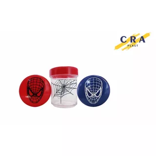 10 unidades de Potes 50ml Homem Aranha com Tampa