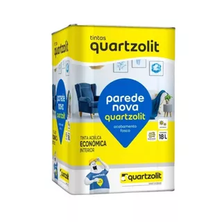 Tinta Acrílica Economica Parede Nova 18 Litros - QUARTZOLIT