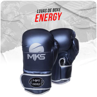 Luva MKS Energy 12 Oz azul