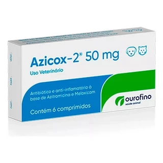Azicox-2 50mg C/ 6 Comprimidos Ouro Fino