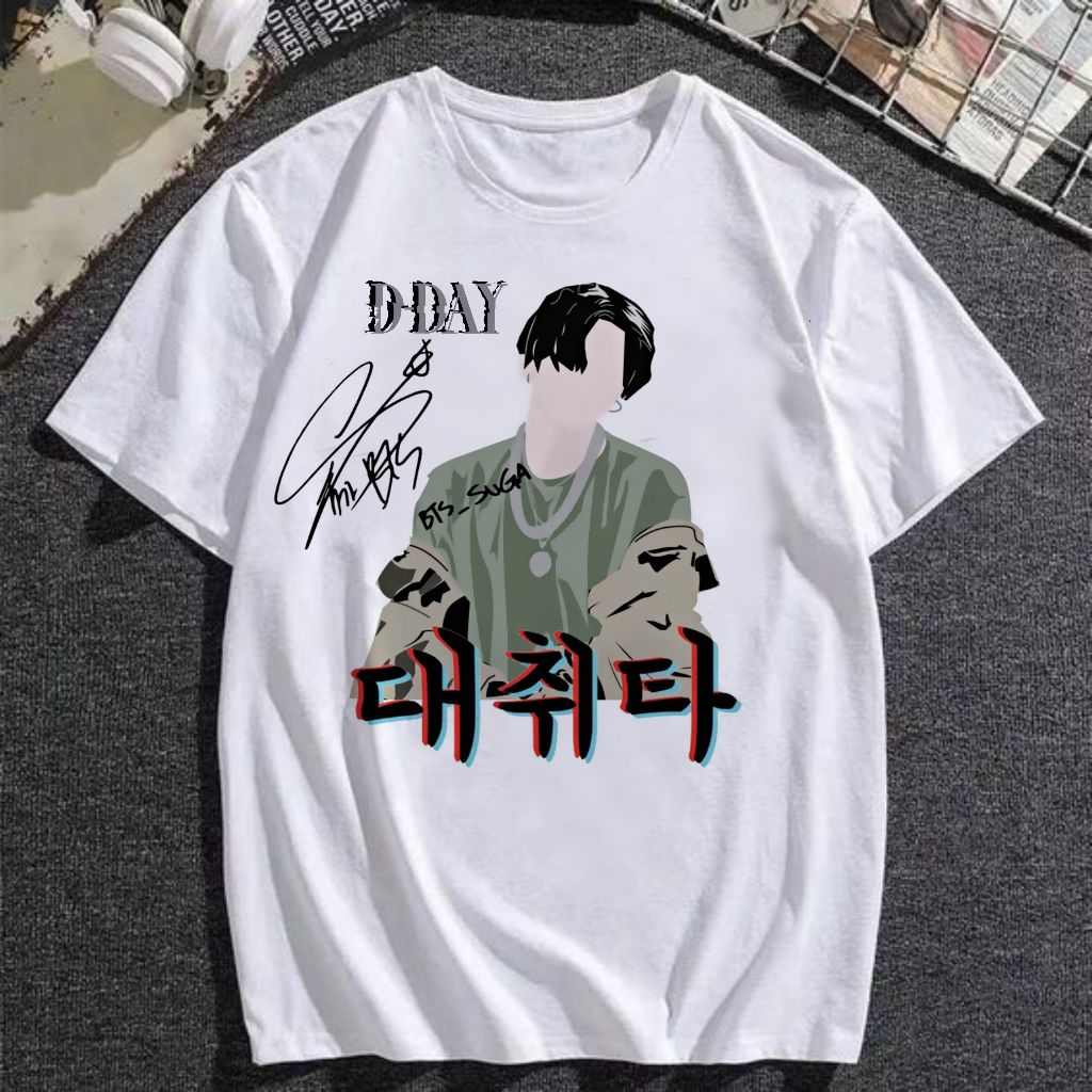 d day camiseta Agust D Suga Min Yoongi D Day unissex , bts