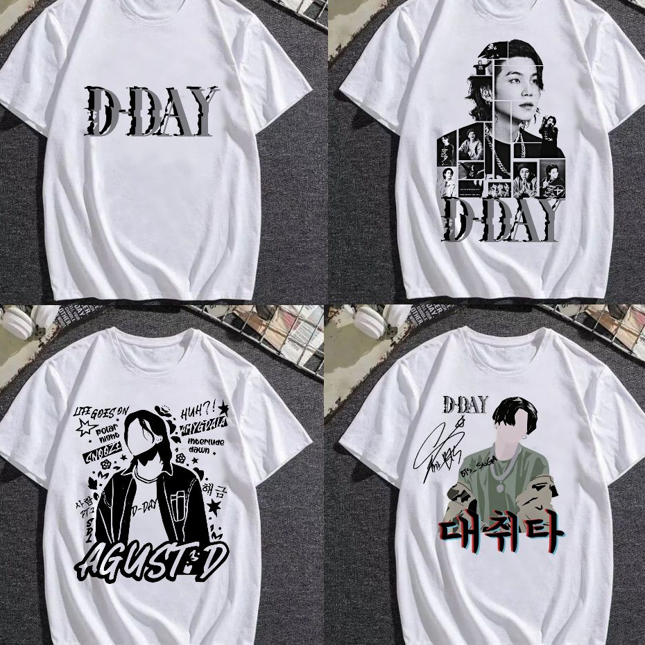 d day camiseta Agust D Suga Min Yoongi D Day unissex , bts