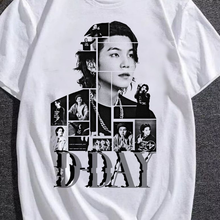 d day camiseta Agust D Suga Min Yoongi D Day unissex , bts