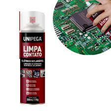 Limpa Contato (Placa De Circuitos, Peças Eletrônicas...) 300ml - Unipega