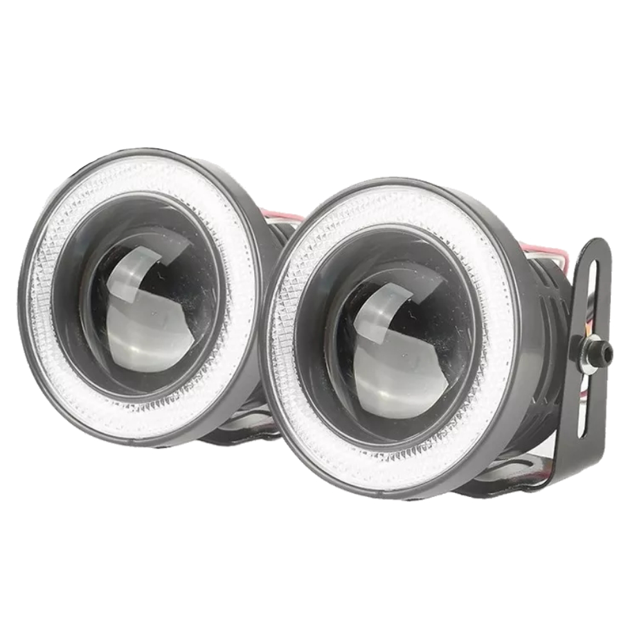 数量は多い  Milha Neblina Farol Kit Led 64mm 12v Auxiliar Eyes Angel ジャケット・アウター
