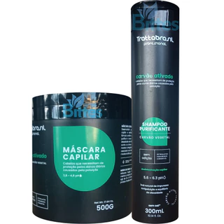 Kit Carvão Ativado Professional Trattabrasil Cabelos Oleosos