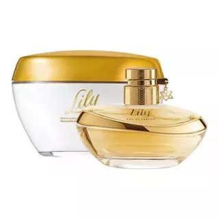Kit 2- Perfume e Creme Feminino Lily-100ml e 250ml