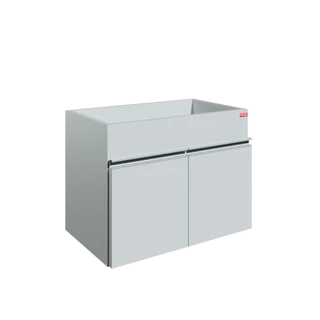 Gabinete Banheiro Madeira S/Pia 60 Cm MDF CLD 0106 Branco