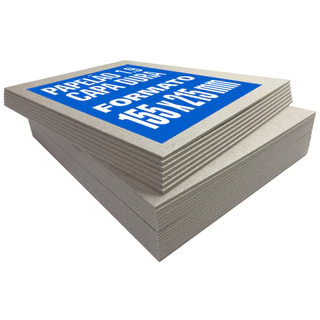 Papelão Cinza - Capa Dura 1.9 - TAM. 155 x 215 mm - 100 folhas