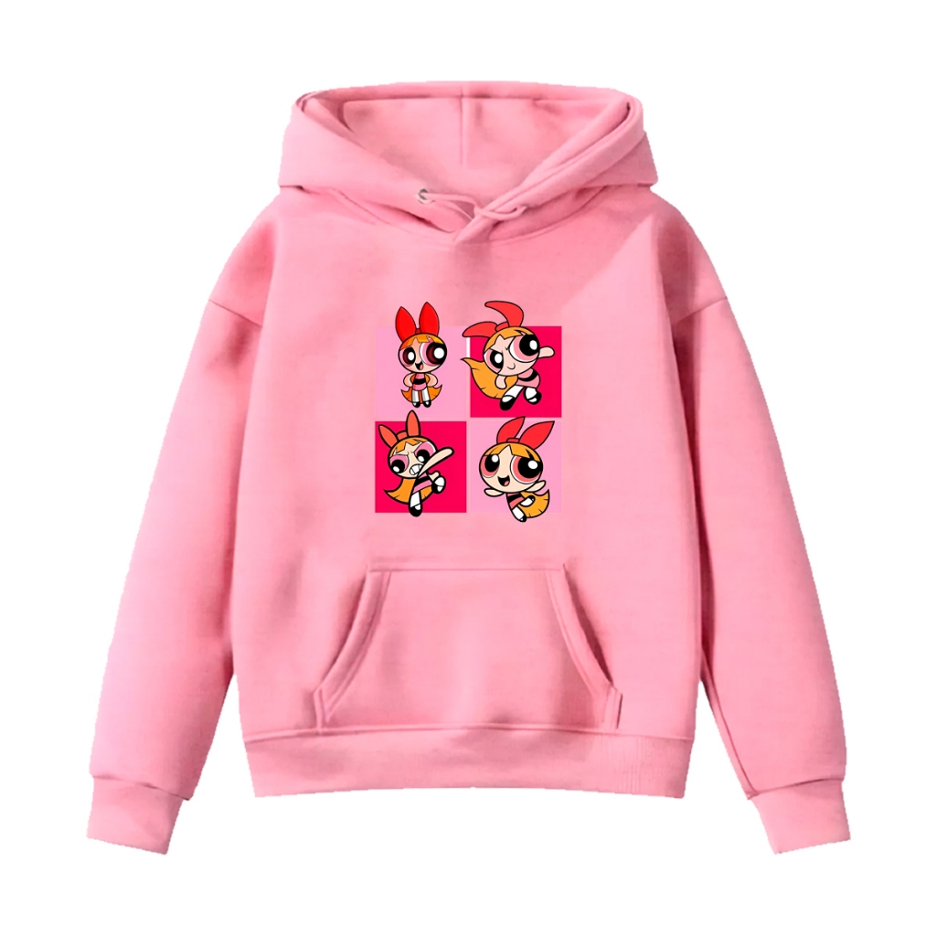 Blusa Moletom Infantil Meninas Super Poderosas Desenho Menina