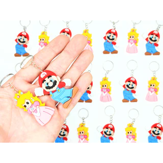 Chaveiro Turma Do Mario Yoshi Princesa Peach Luigi 10un Tema Aniversário