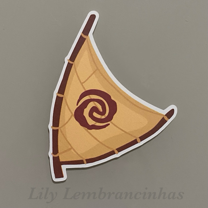 Apliques pra Tubetes - Vela (Moana)