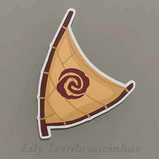 Apliques pra Tubetes - Vela (Moana)