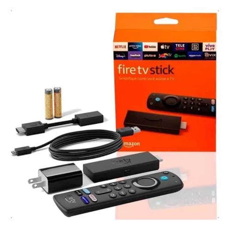 Fire Tv Stick HD ( Última geração) comando de voz e controle de