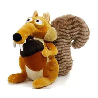 Boneco Pelucia Esquilo Scrat A Era Do Gelo 18cm