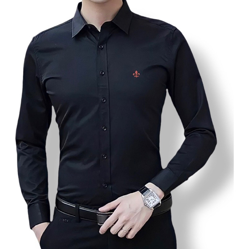 Camisa Social Masculina Manga longa Slim Fit D