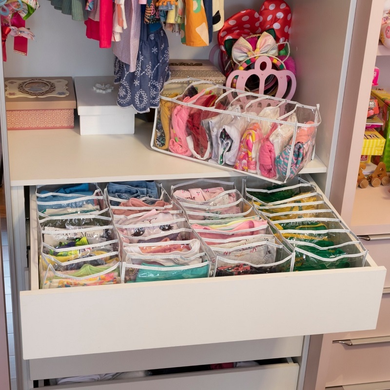 Kit 5 Colmeia Organizadora de Gaveta Diversos Tamanhos e divisórias