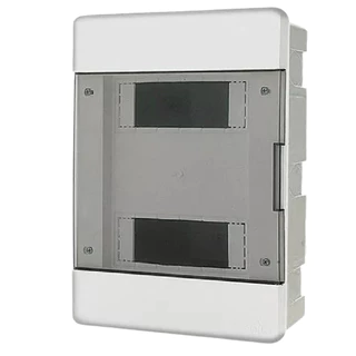 Quadro Caixa De Distribuição Fume 12 Disjuntores Nema Ou 16 Din Embutir Eletrica