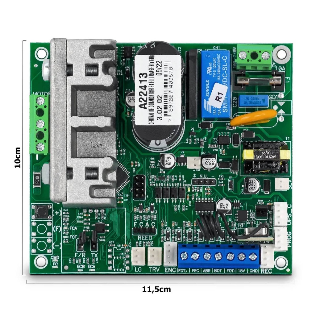PLACA PPA - CENTRAL ACELERADORA TRIFLEX FULL RANGE 433mhz Motor