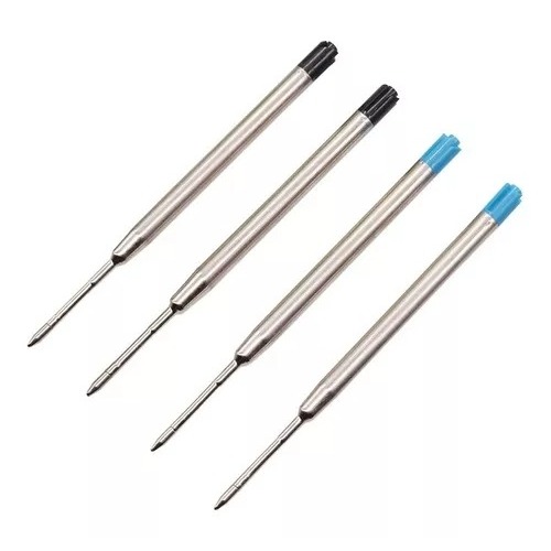 Carga Refil N116 Padrão 1.0mm Tipo Parker Kit 6 Unidades