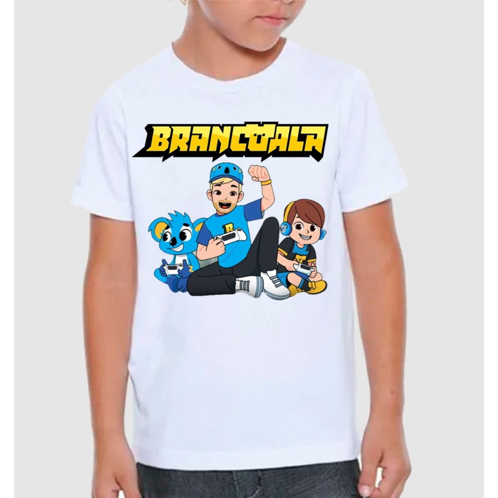 Camisa Camiseta Basica Branca Brancoala Unissex