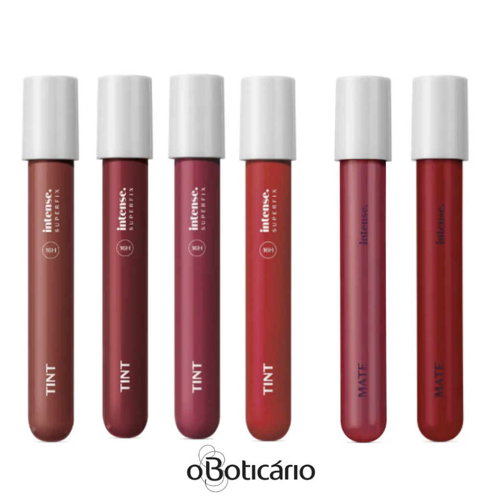 Batom líquido Matte Intense O Boticário 5ml | Shopee Brasil