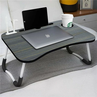 Mesa De Madeira Dobrável Portátil Para Notebook, Estudos, Tablet, alimentos Cama Sofá