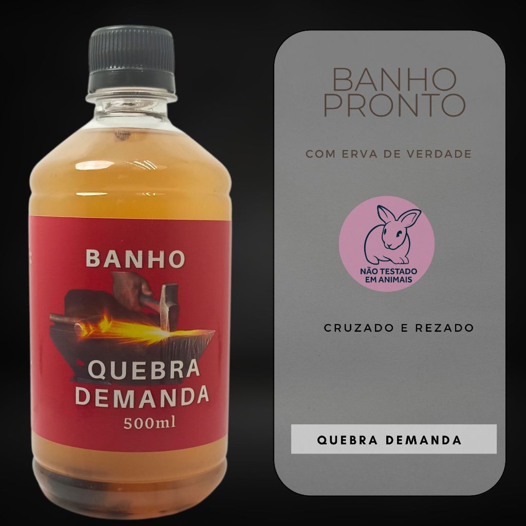 Banho Quebra Demanda Pronto Para Usar Afasta Inveja Proteção das ...