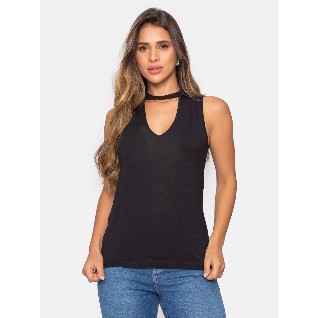Blusa Regata Alça Alcinha Feminina Luxo Premium Qualidade Tendencia