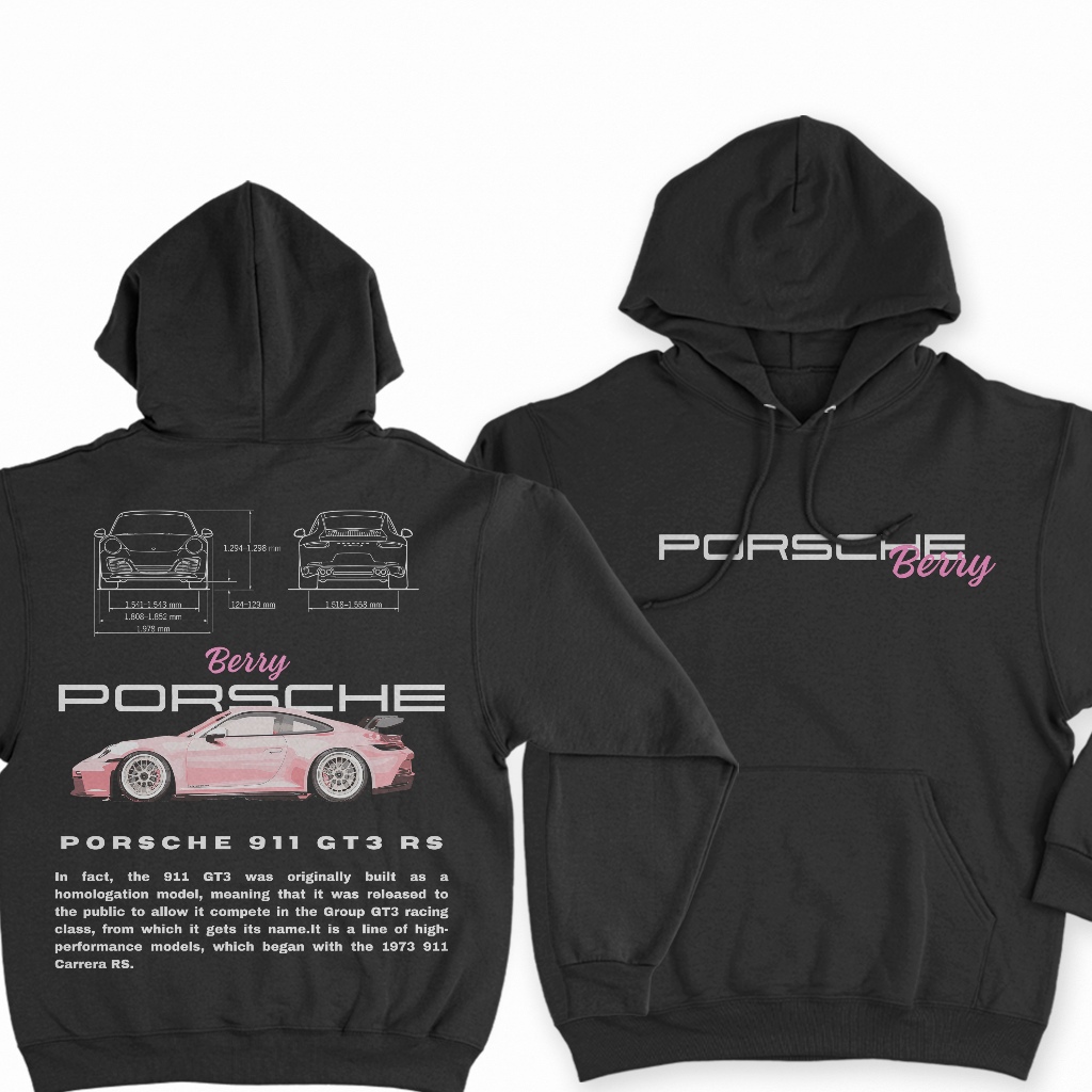 Blusa de Frio Porsche Berry Casaco de Moletom Com capuz ou sem Capuz Casaco de Frio Unissex Sueter Promoção