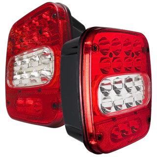 Par Lanterna Led Traseira Marmita Bivolt Caminhão Vw Ford Cargo Worker Troller 12v 24v Marmitao em Oferta na Shopee
